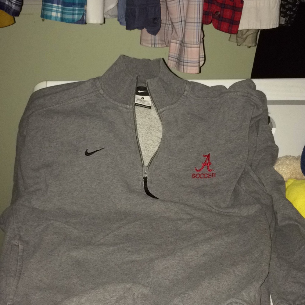 Alabama soccer Nike jacket.
